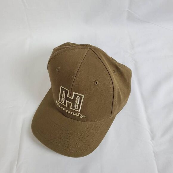 Hornady Embroidered Brown Cap Ballistic Logo Hat Adjustable - Picture 5 of 5